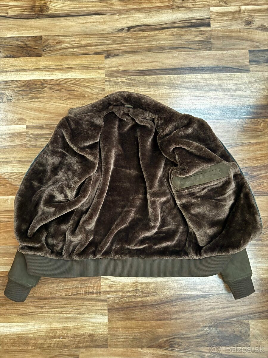 Pánska shearling bombera 100% sheepskin - 4