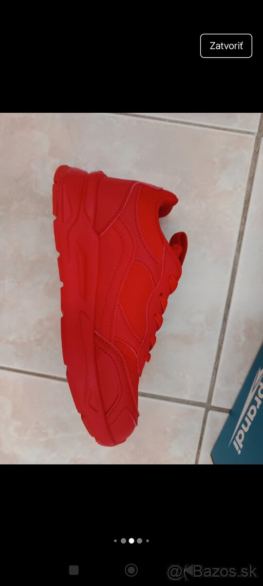 Červené tenisky Sprandi - 4