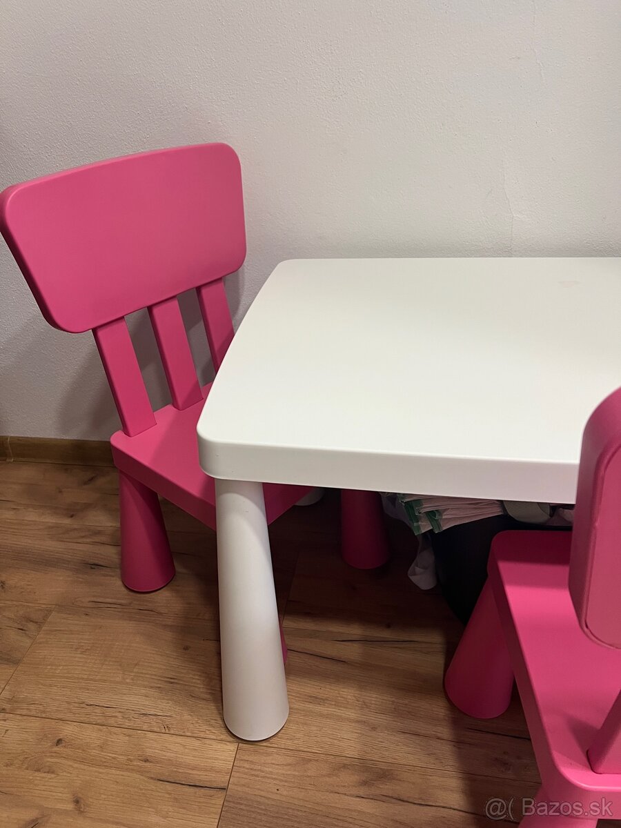 Detsky mamut set stol so stolickami - 4