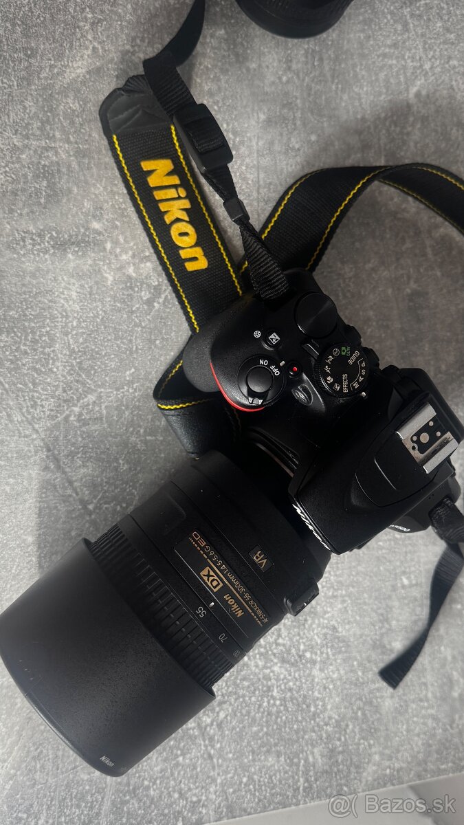 Nikon D3500 - 2 objektívy - Top Stav - 4