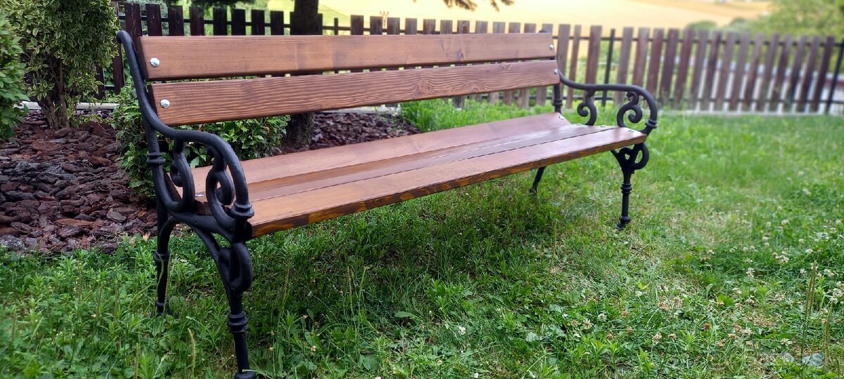 Parková lavička Schonbrunn - 4