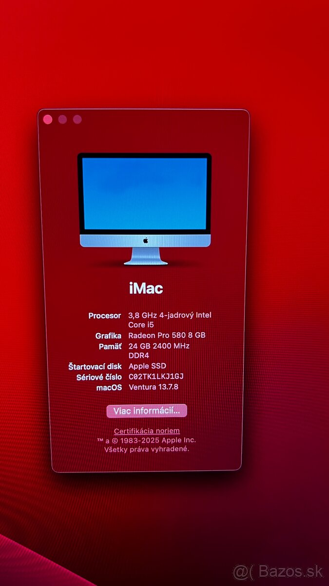 ✅ Výkonný iMac 27 | i5 3,8GHz | 24GB RAM | 2×SSD (1TB +120GB - 4