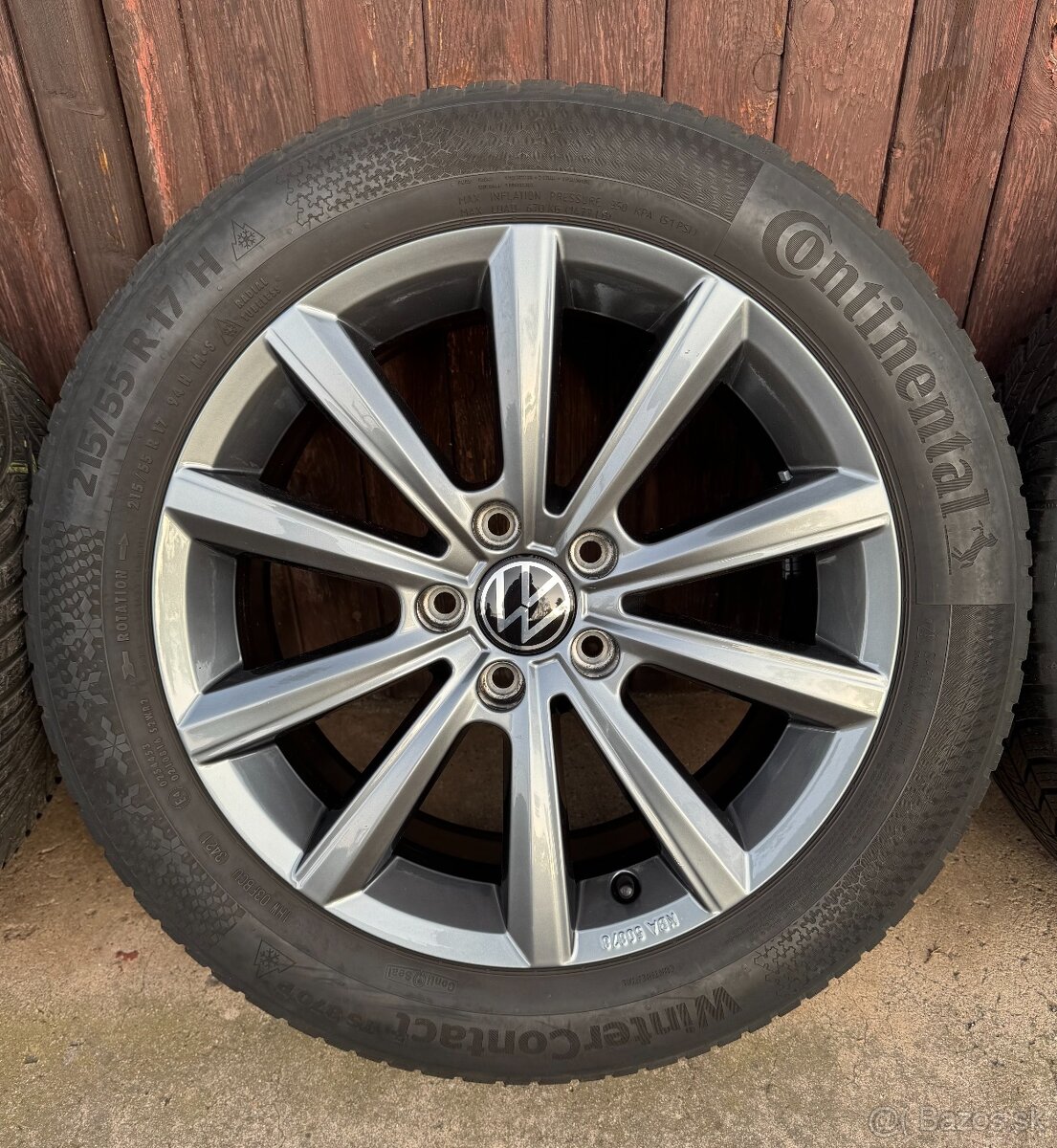 originální alu volkswagen merano antracit R17 5x112 - 4