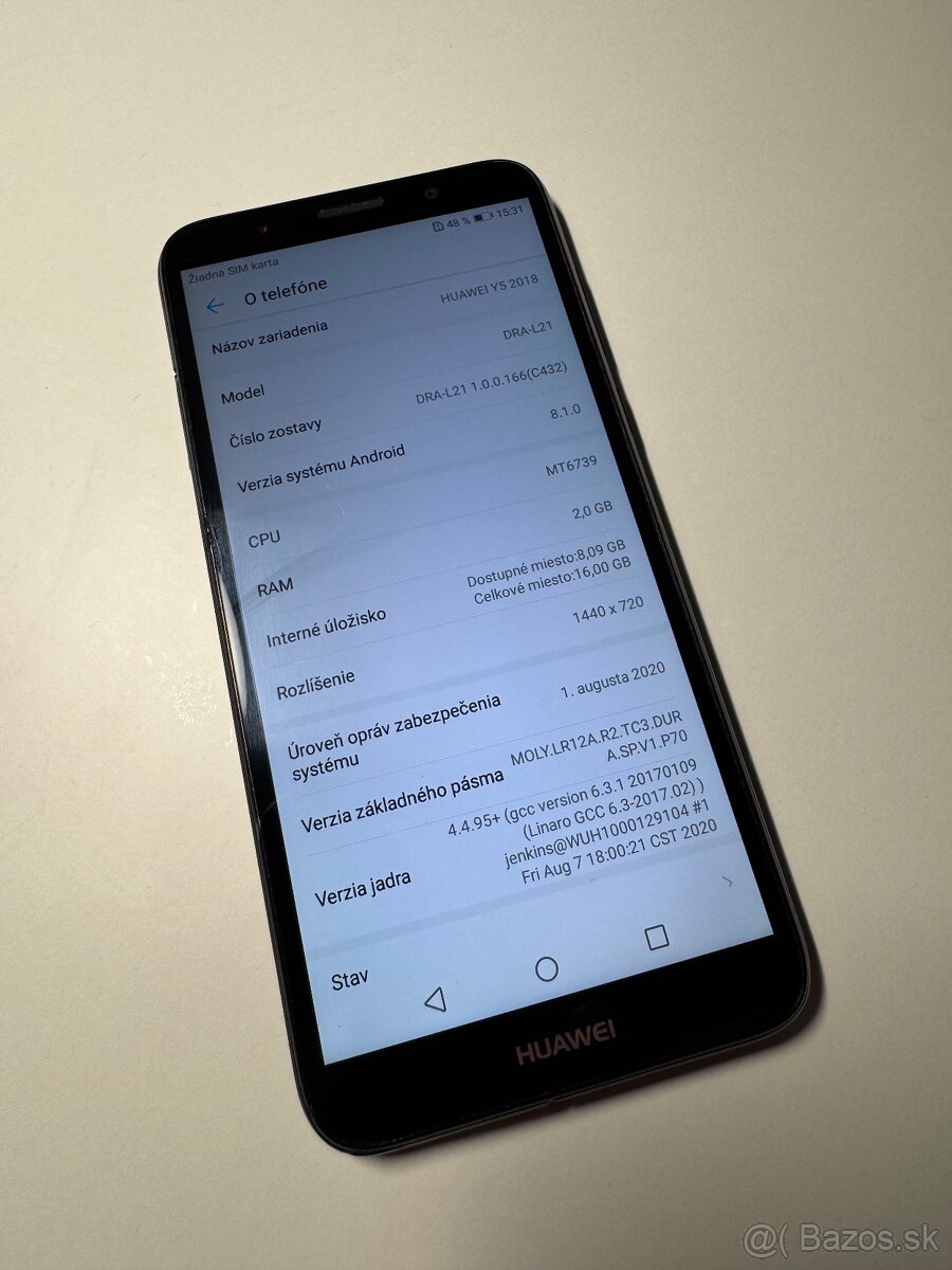 Huawei Y5 2018 - 16Gb/2Gb - 4