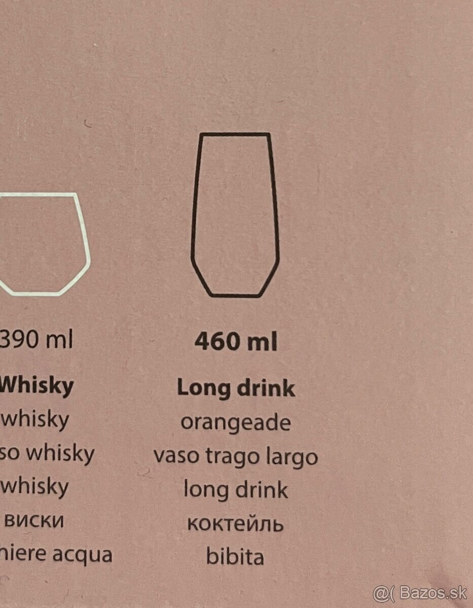 RONA LONG DRINK poháre 8ks (Nové) - 4