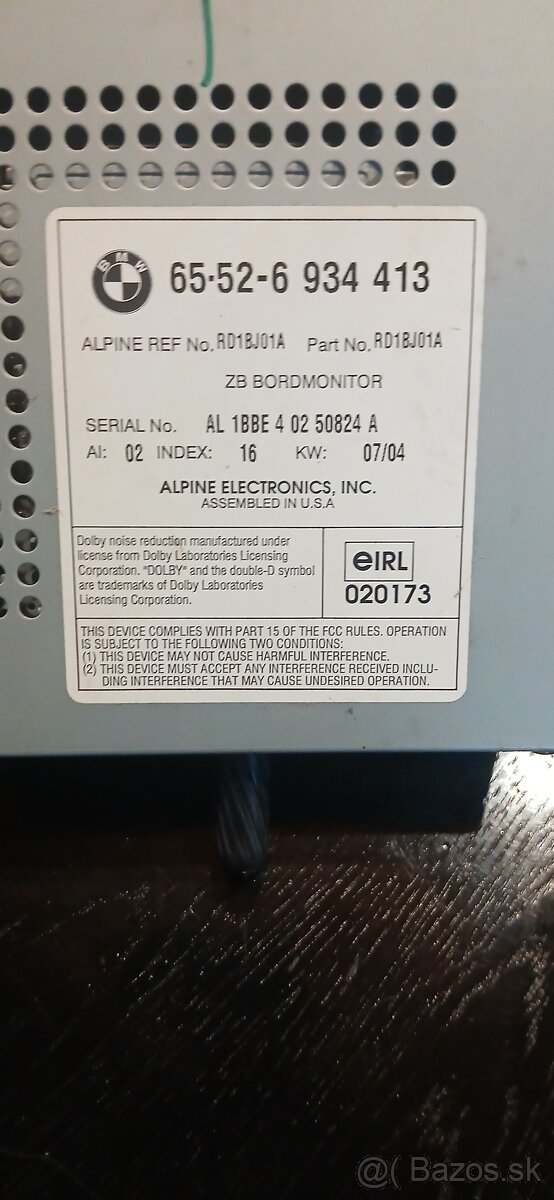 Original radio X5 e53 - 4