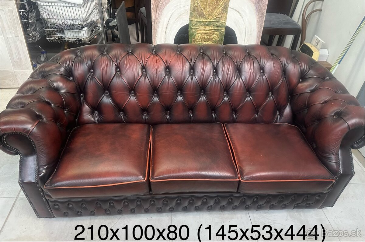 Sedacia súprava Chesterfield - 4