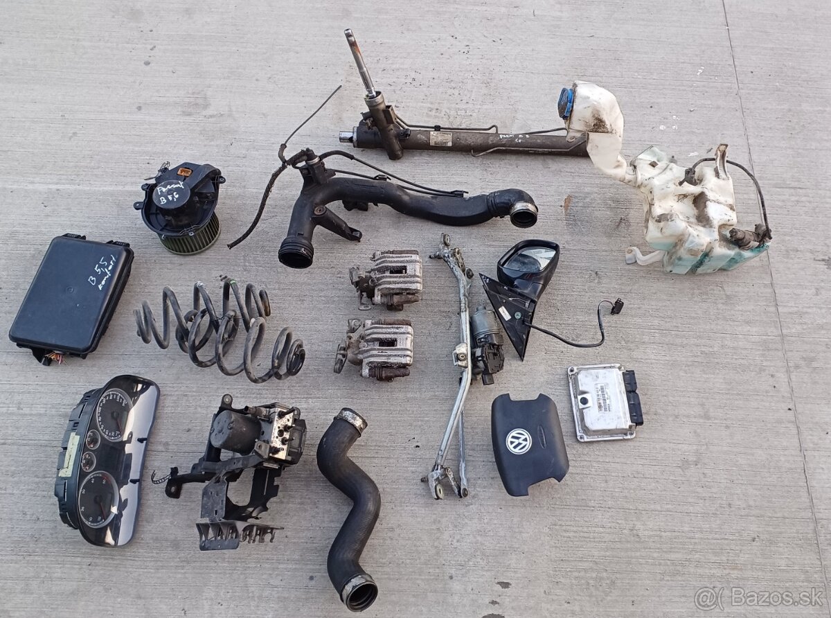 Vw passat b 5.5-spätné zrkadlo,štarter,ABS - 4