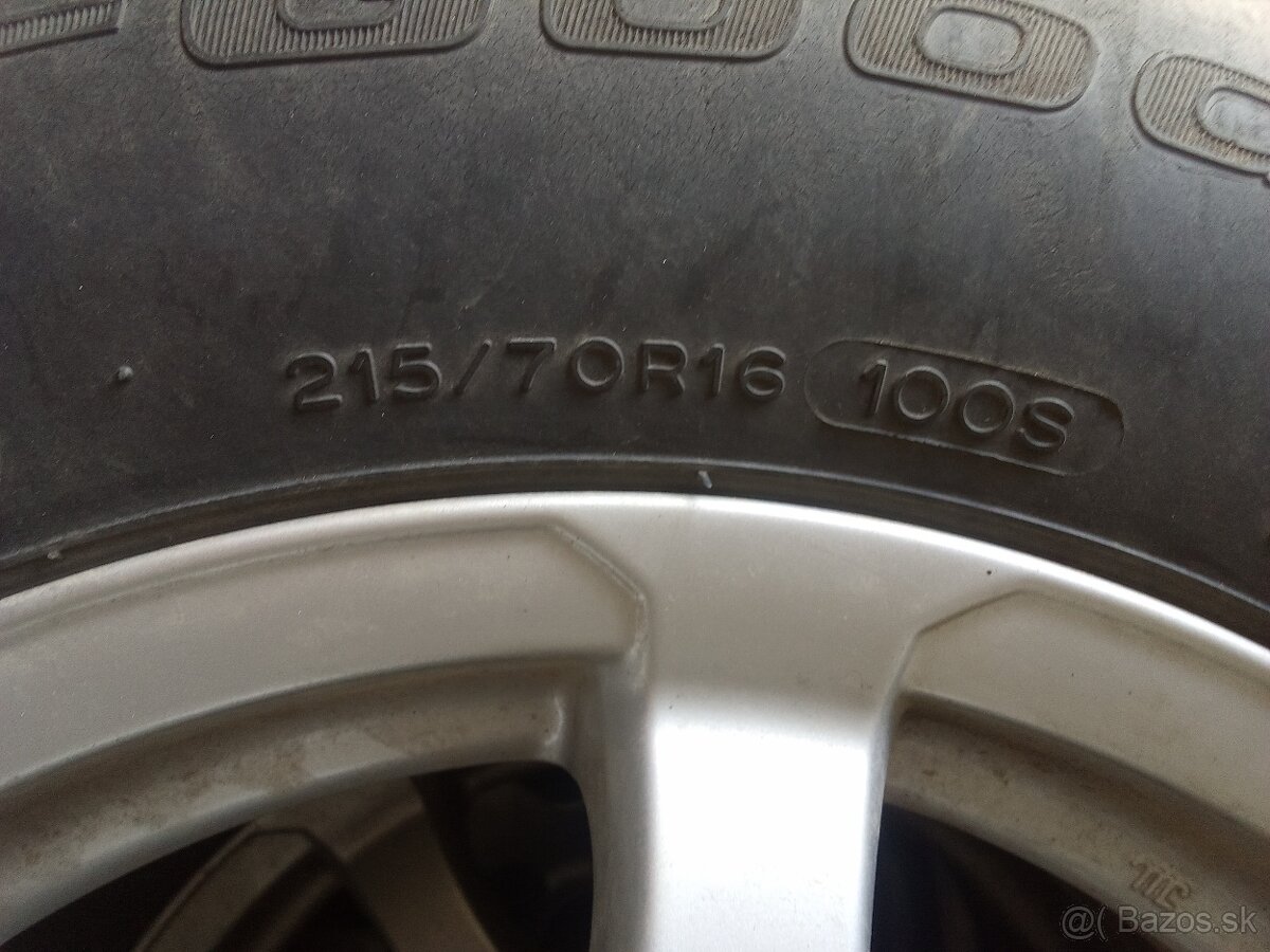 Alu disky 5x114,3 R16+pneu - 4