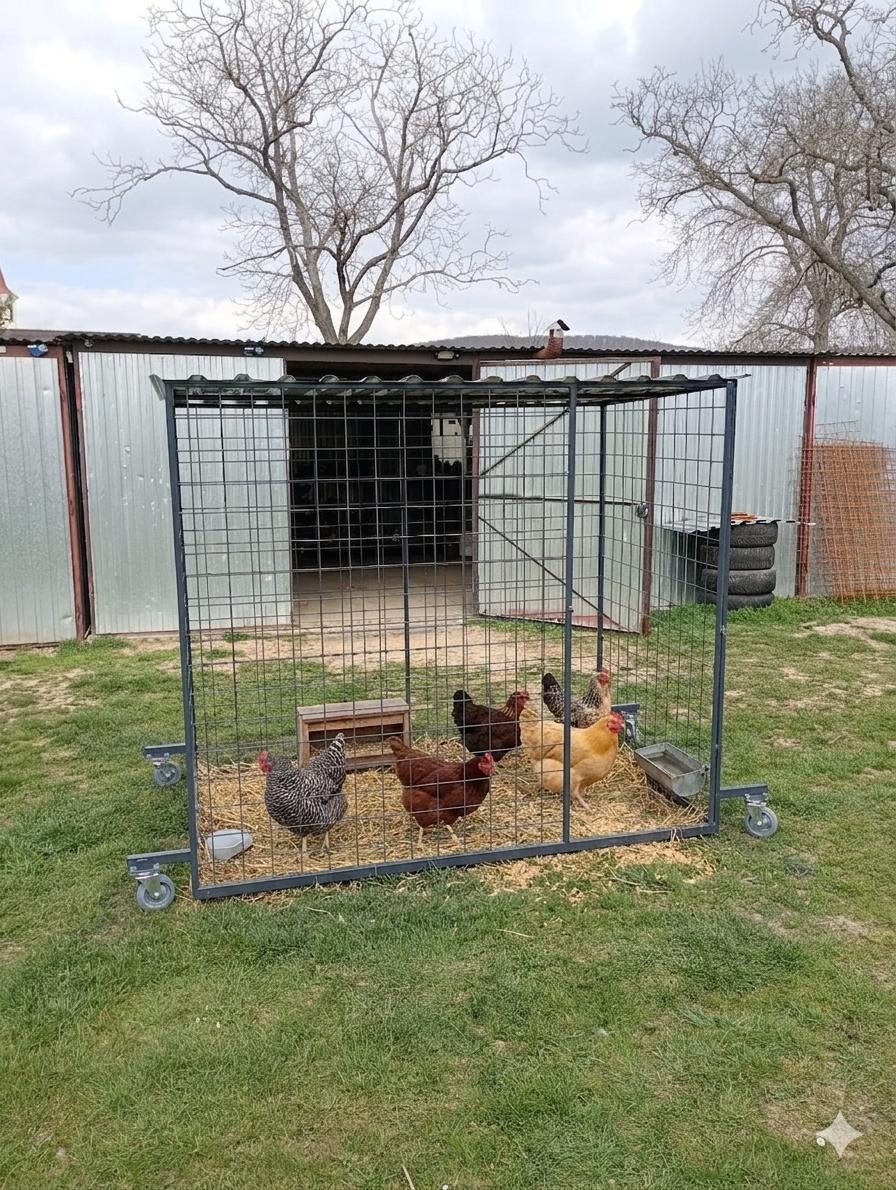 Mobilná klietka voliera - 4