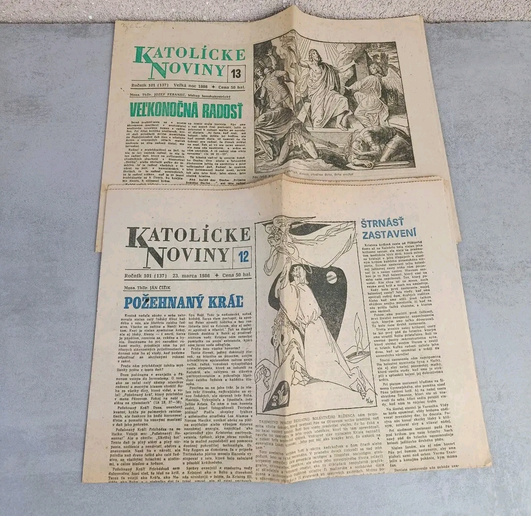 Staré Katolícke noviny 8 kusov - 4