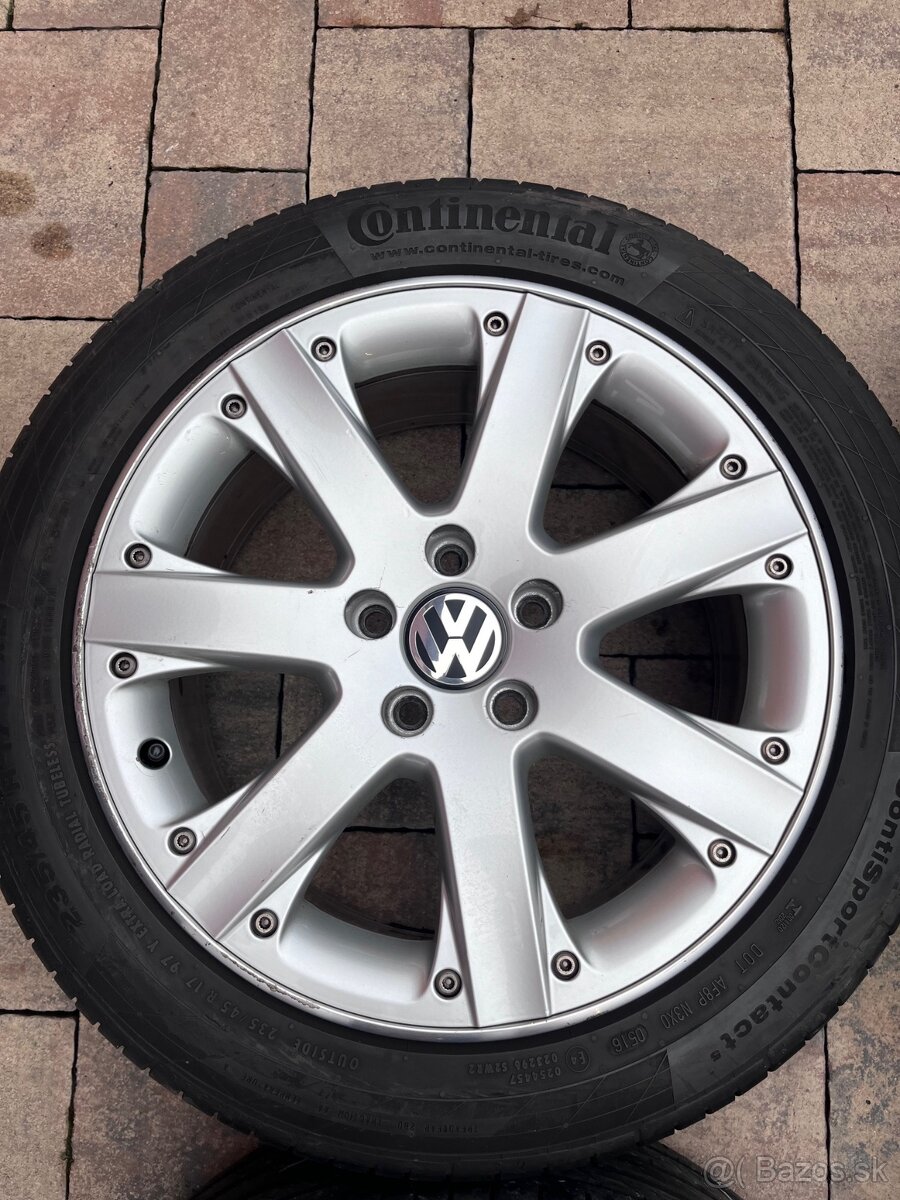 Orig. hliníkové disky VW BBS R17, 5x112 - 4