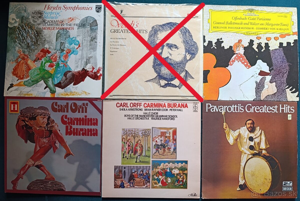 Gramofonové platne LP 18 Vážna hudba - 4