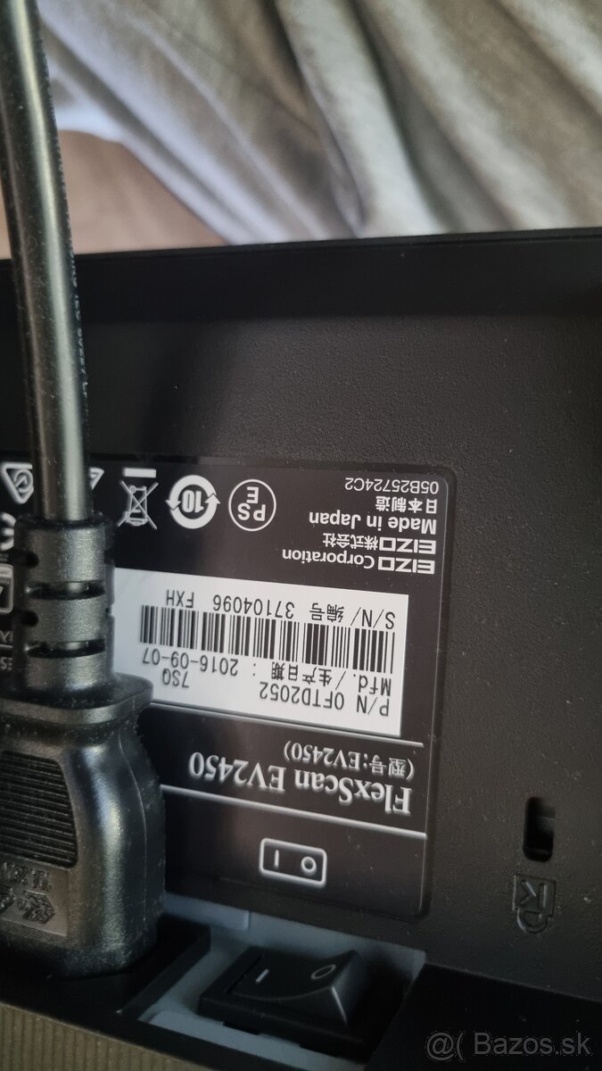 LCD monitor 24 " EIZO FlexScan EV2450-BK - 4