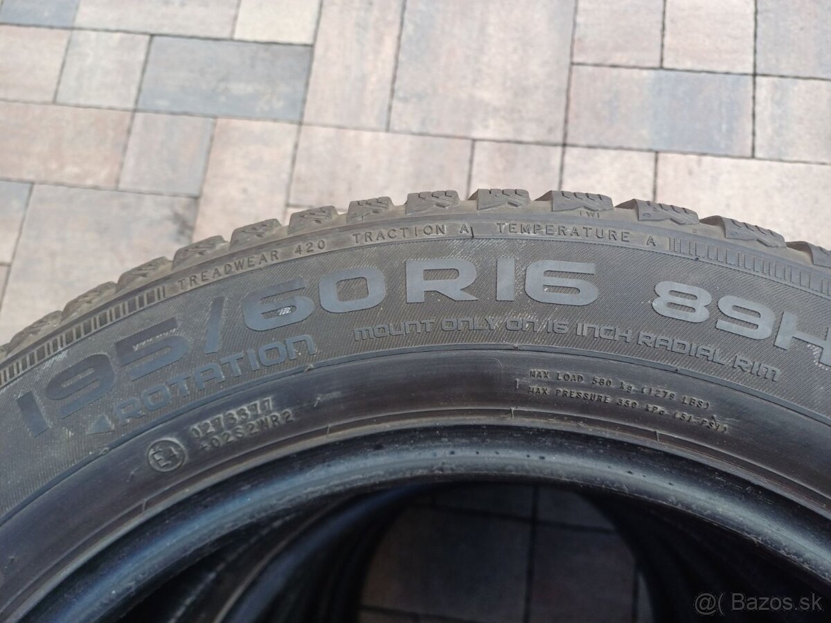 Zimné pneu Nokian 195/60/16-89H - 4