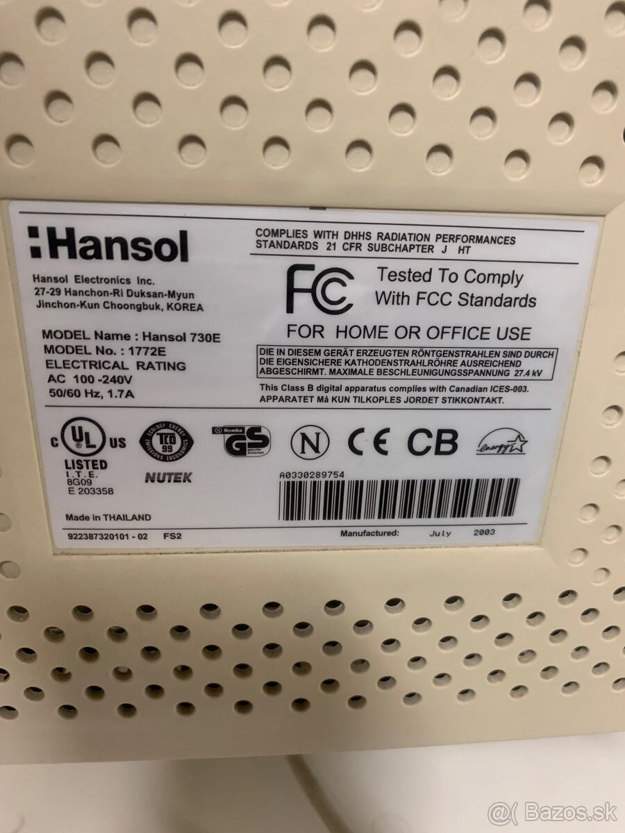 Crt monitor Hansol - 4