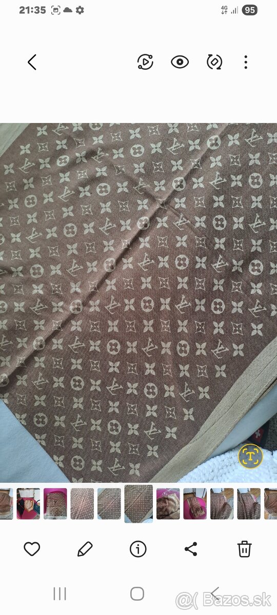 Obrovsky sal , satka, pled Louis vuitton - 4