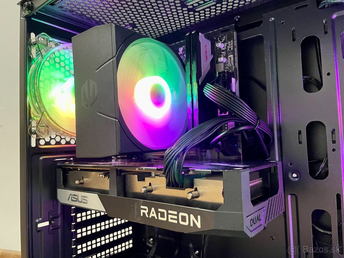 Herný PC i5 14400F,RX 6600 XT 8GB,16GB DDR4,500 GB SSD - 4