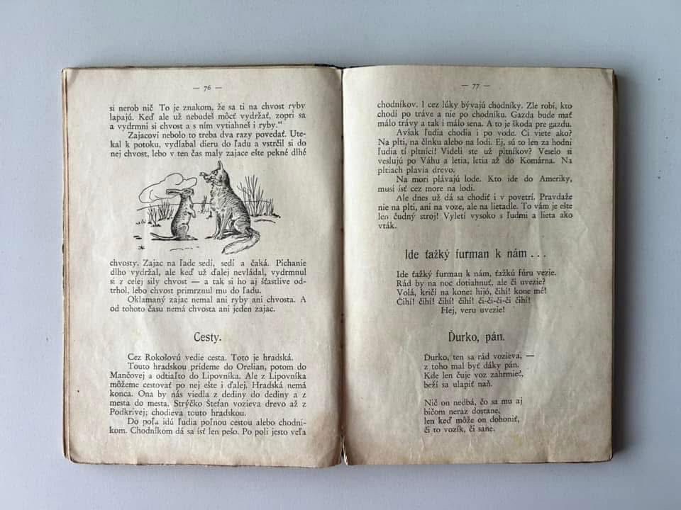 100 ročná slovenská Čítanka - 4