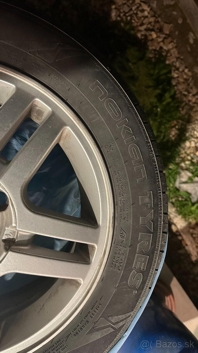 Originálne Ford elektróny R15 4x108 s Nokian Wetproof pneu - 4