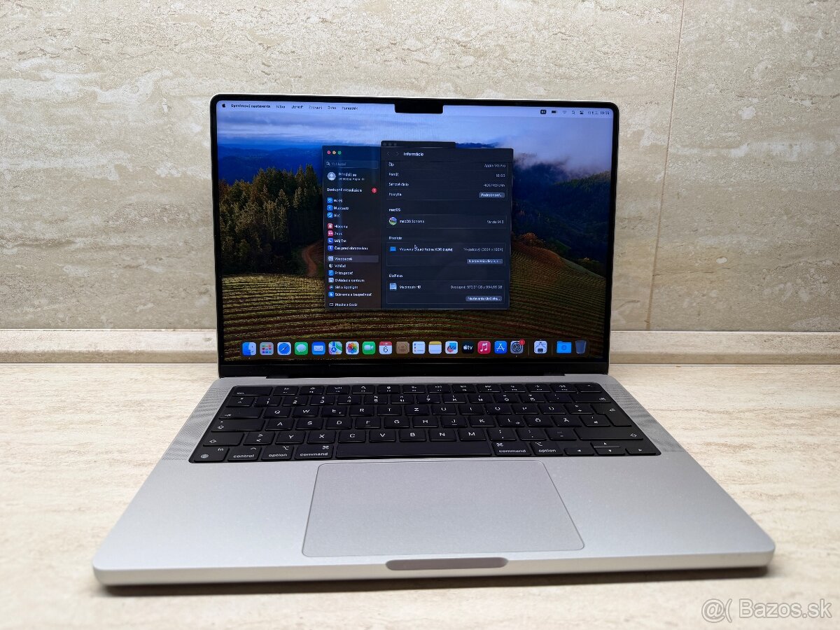 MacBook Pro 14" M3 Pro 18GB/1TB, batéria: 100%, 9 cyklov - 4