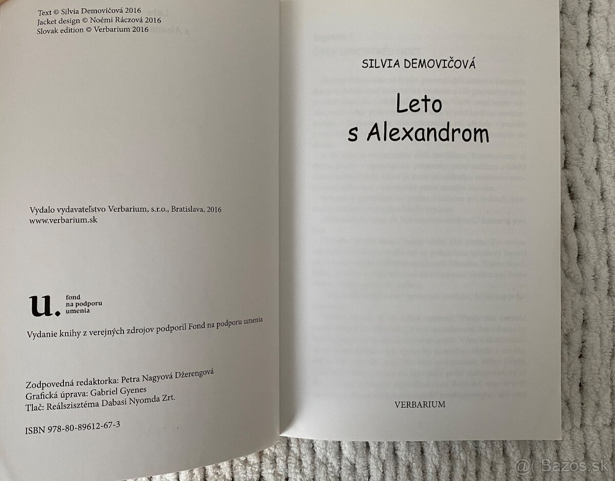 KNIHA LETO S ALEXANDROM - 4