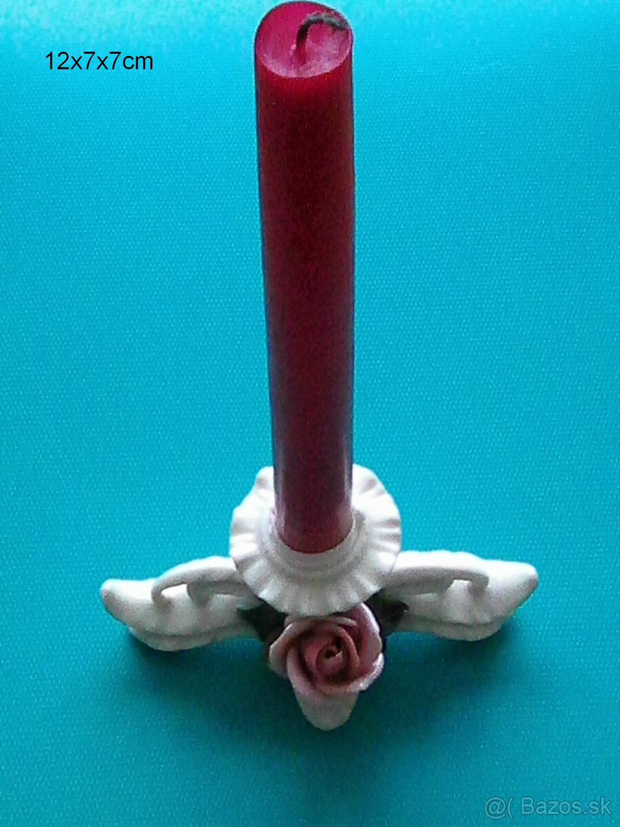 porcelánový svietnik - 4
