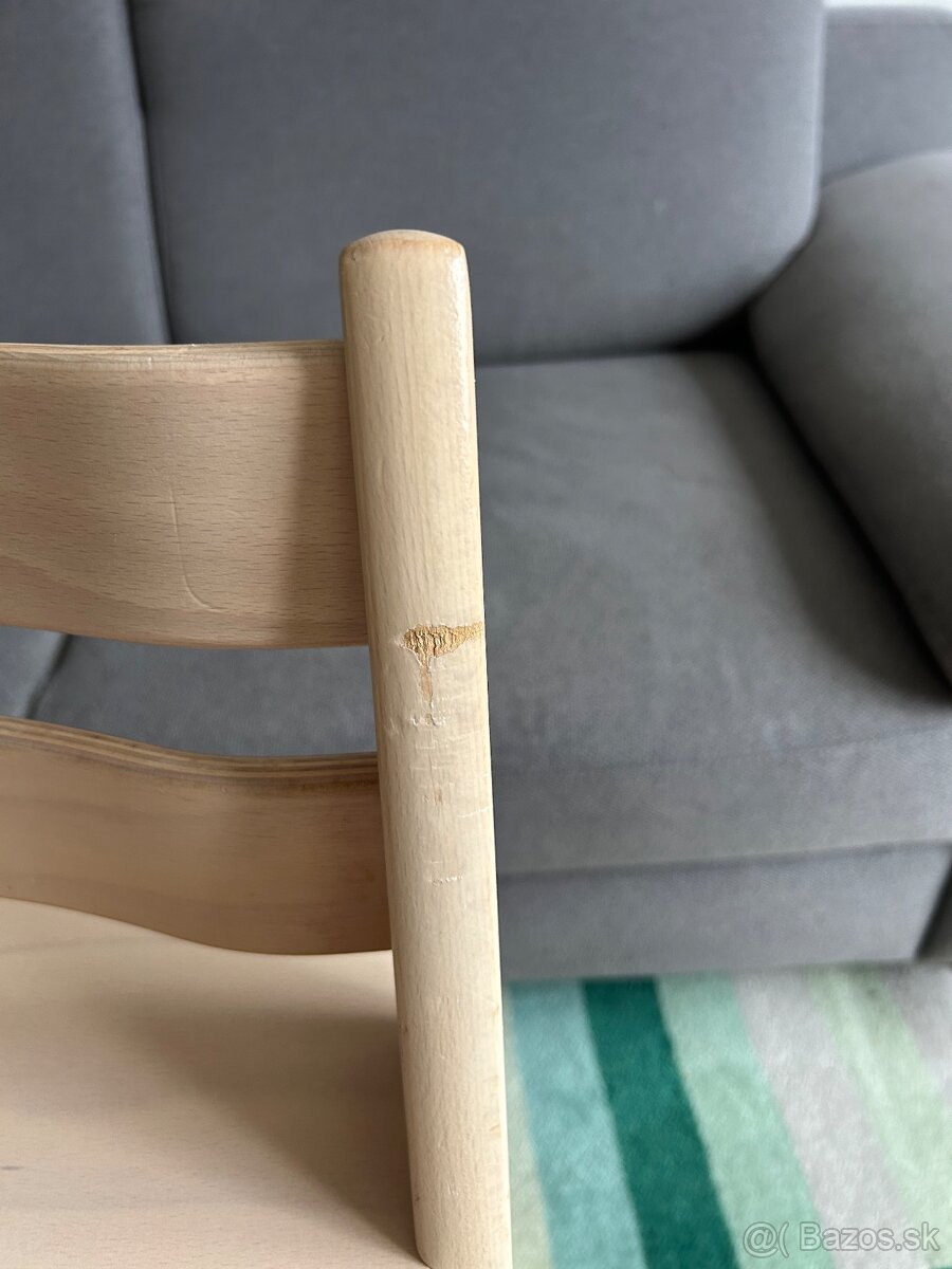 Stokke Tripp Trapp stolička - farba Whitewash + baby set - 4