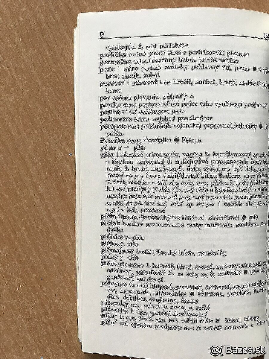 Daniel Hevier, Slovník slovenského slangu, Záhorácky slovník - 4