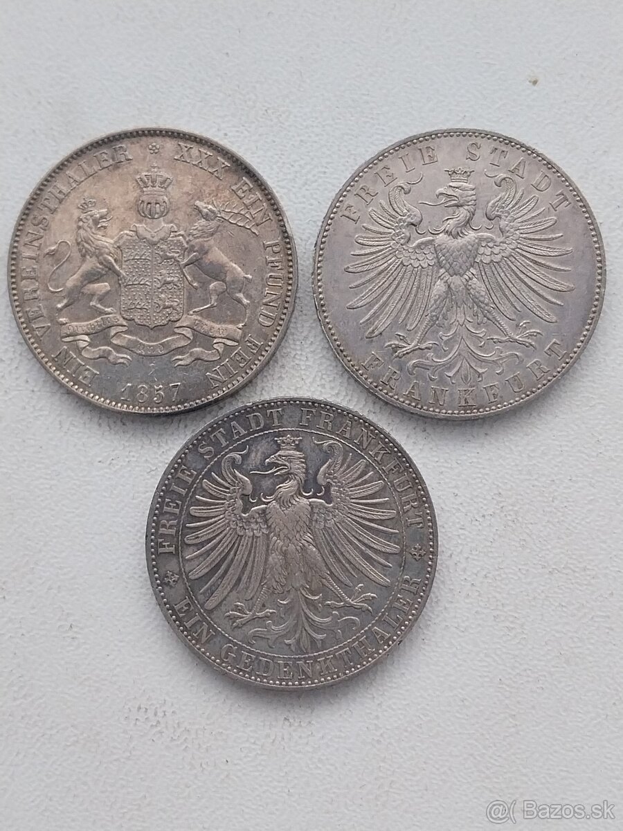 Mince strieborne Toliare a 5 marka nemecko - 4