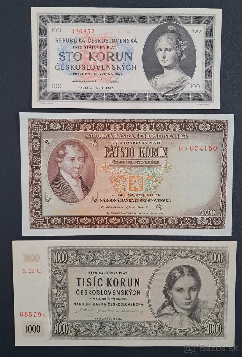 Bankovky - Republika Československá (1945-1953)_2 - 4
