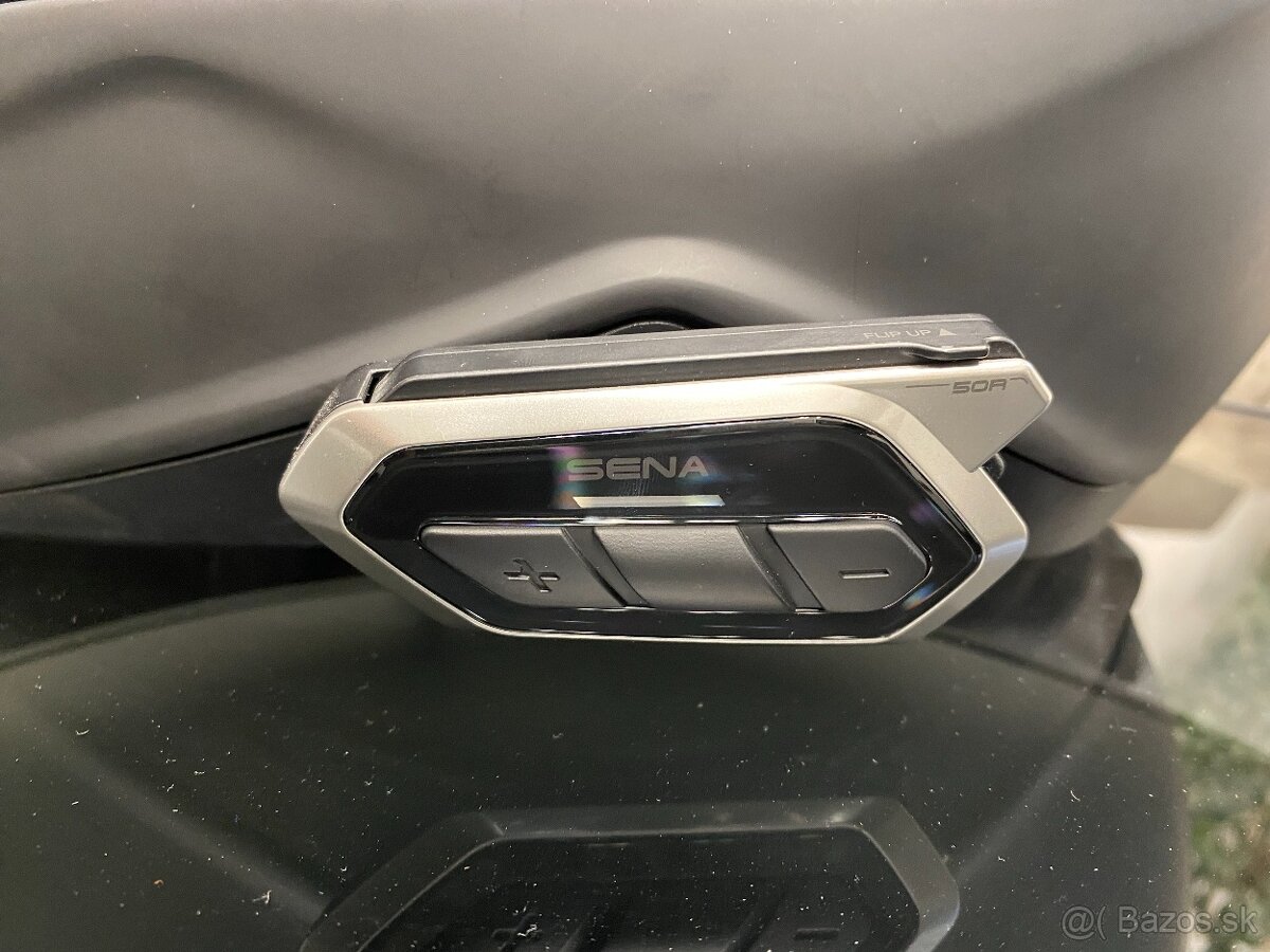 Prilba Indian A606 s Intercom Sena R50 - 4