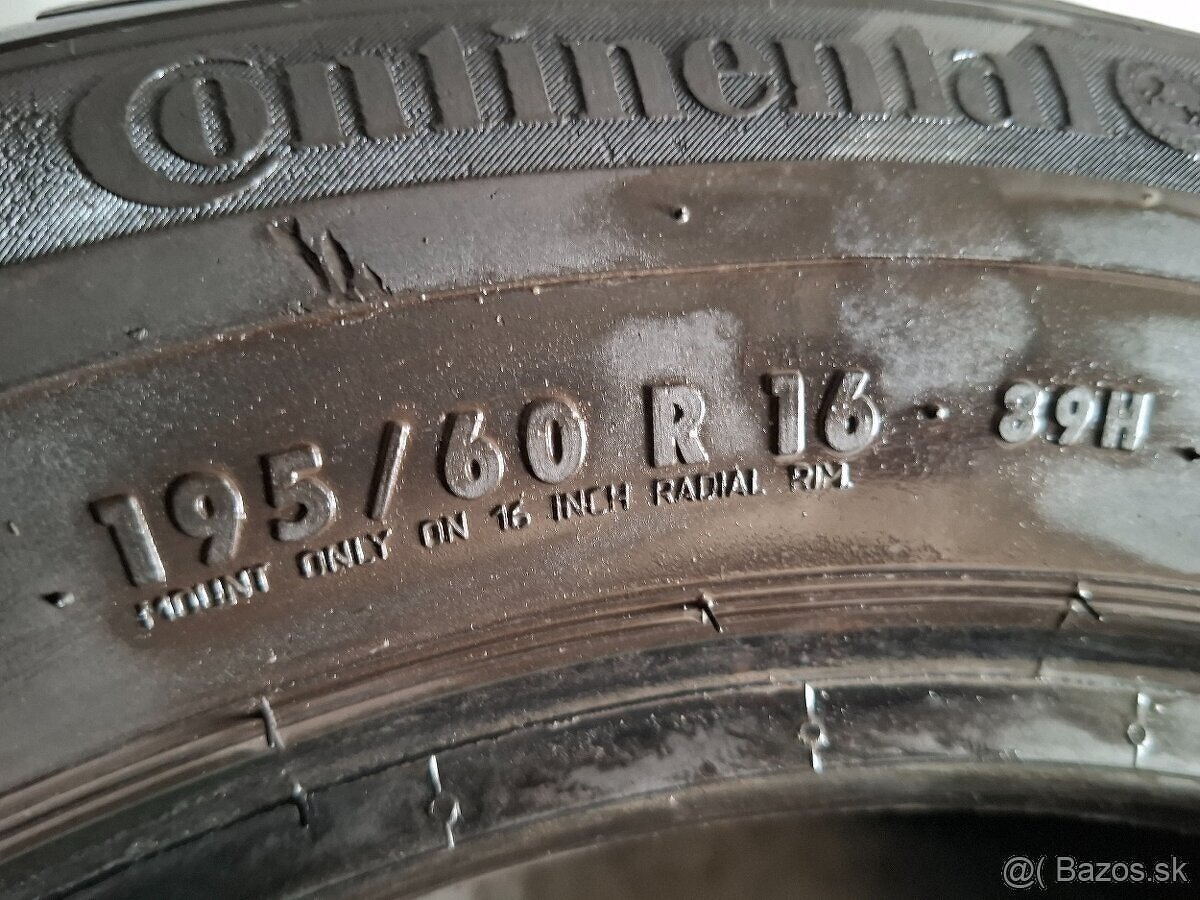 195/60 r16 zimné pneumatiky Continental - 4
