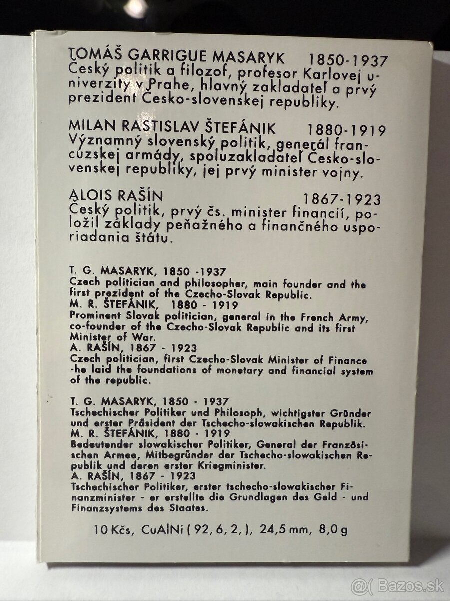 10 korunáčky ČSFR - 4