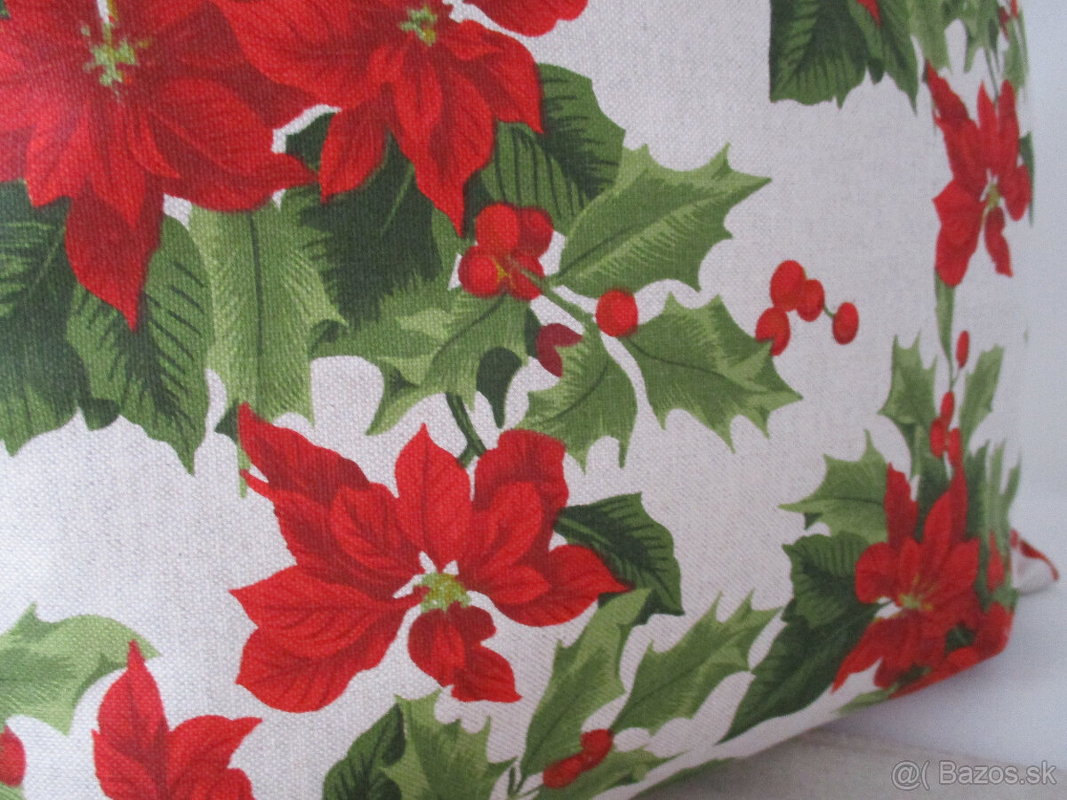 Obliečka vianočná ruža,50x50cm - 4