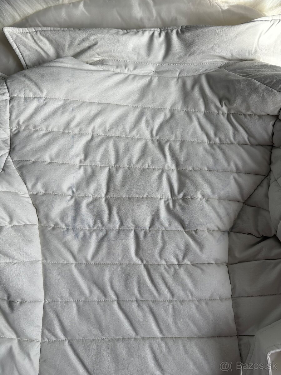 Biela dámska bunda - 4