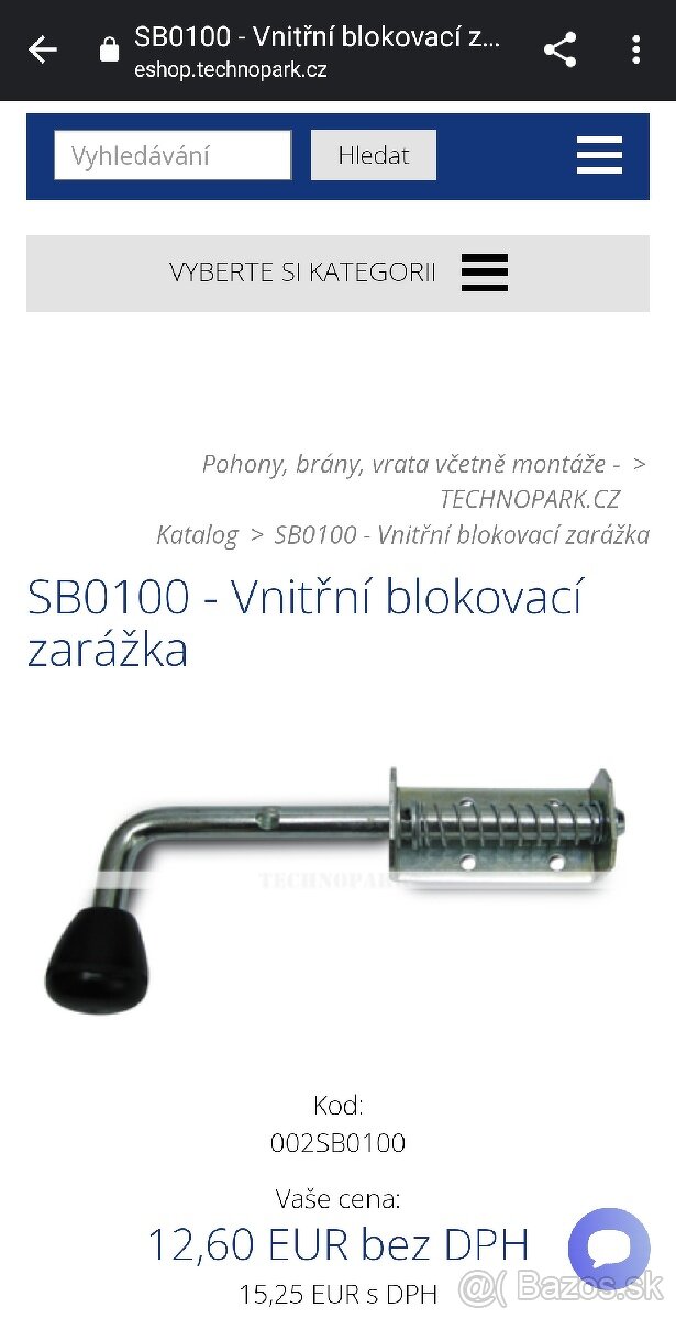 Zástrč na dvere, rigľa, haspra - 4