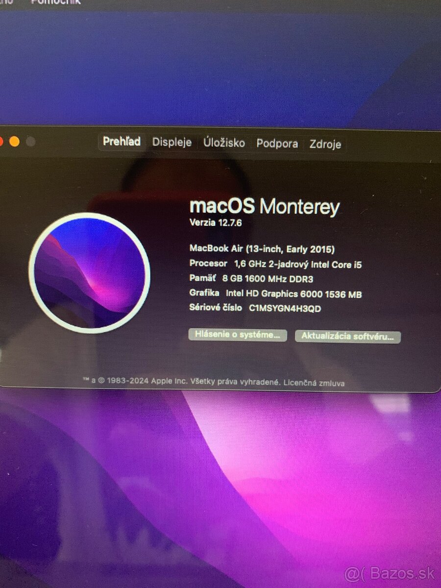 Apple MacBook Air 13” 2015 intel Core i-5 8GB RAM 128 GB SSD - 4