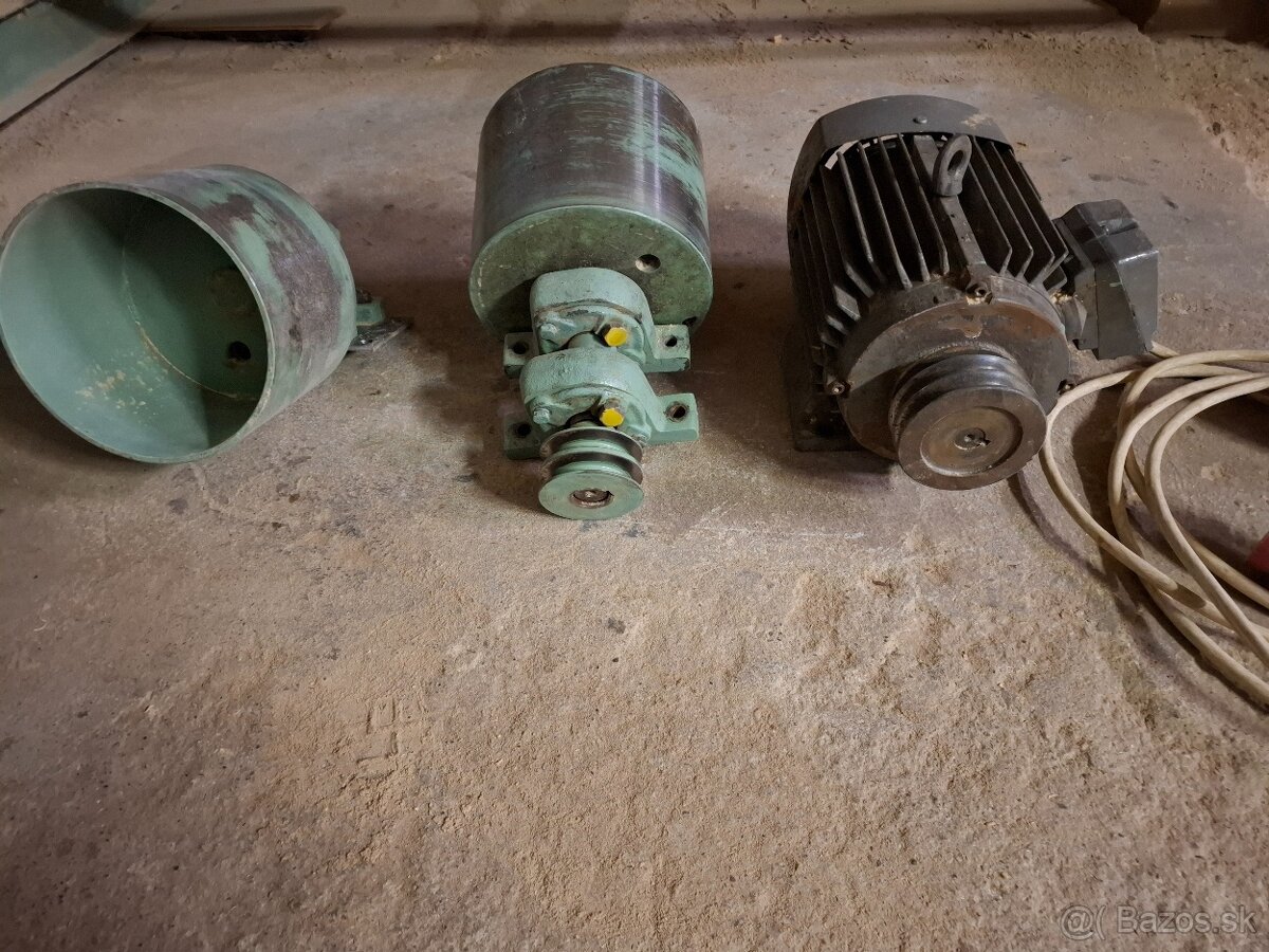 Elektromotor valce na pasovú brúsku - 4