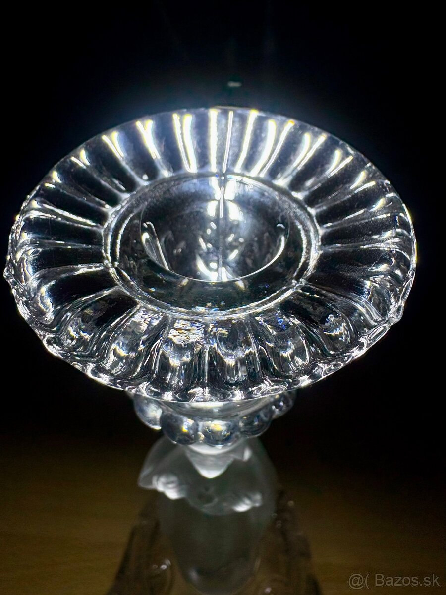 ART DECO svietnik Val Saint Lambert, TOP stav - 4