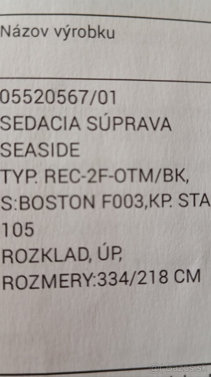 Sedačka U Boston Seaside - 4