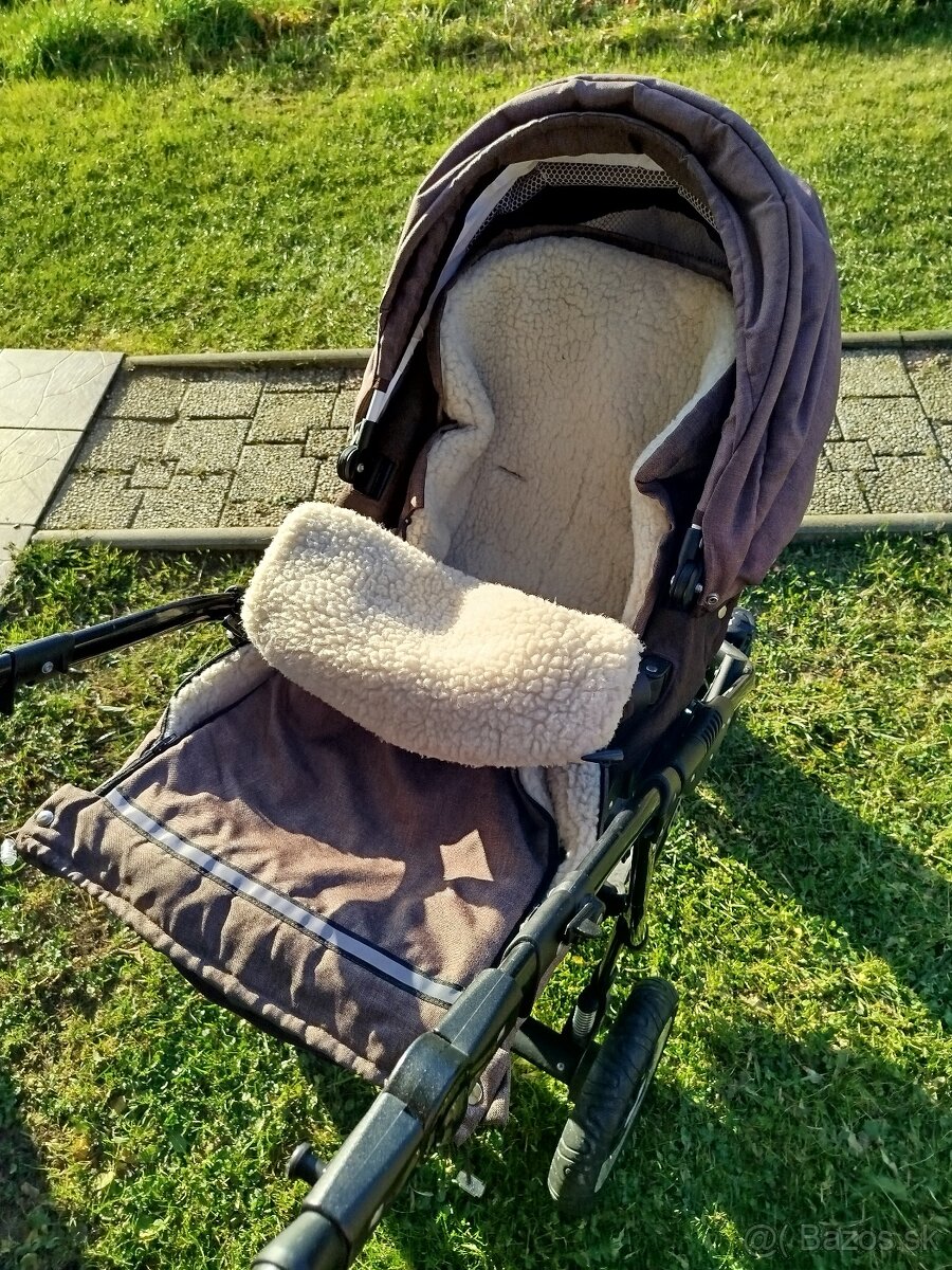 Hnedý kočiar 3-kombinácia - 4