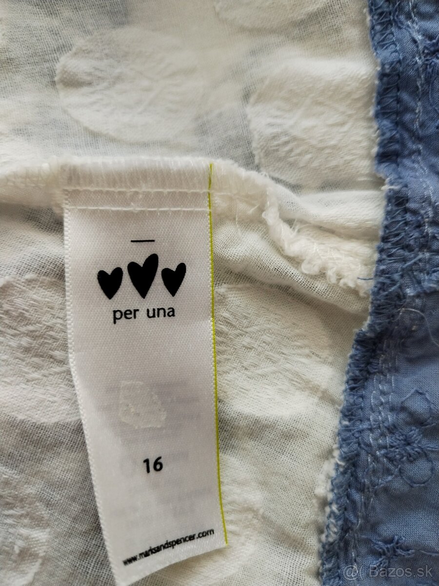 bavlnena sukňa modrá M&S - 4