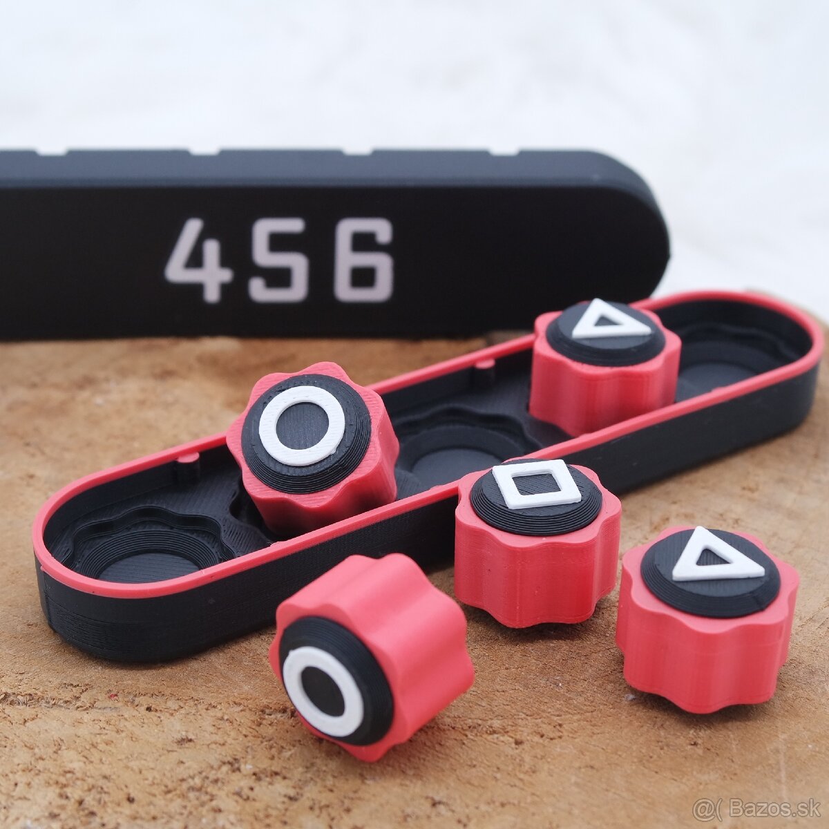 Squid Game Plnené Čierne Gonggi, Možnosť Personalizacie - 4