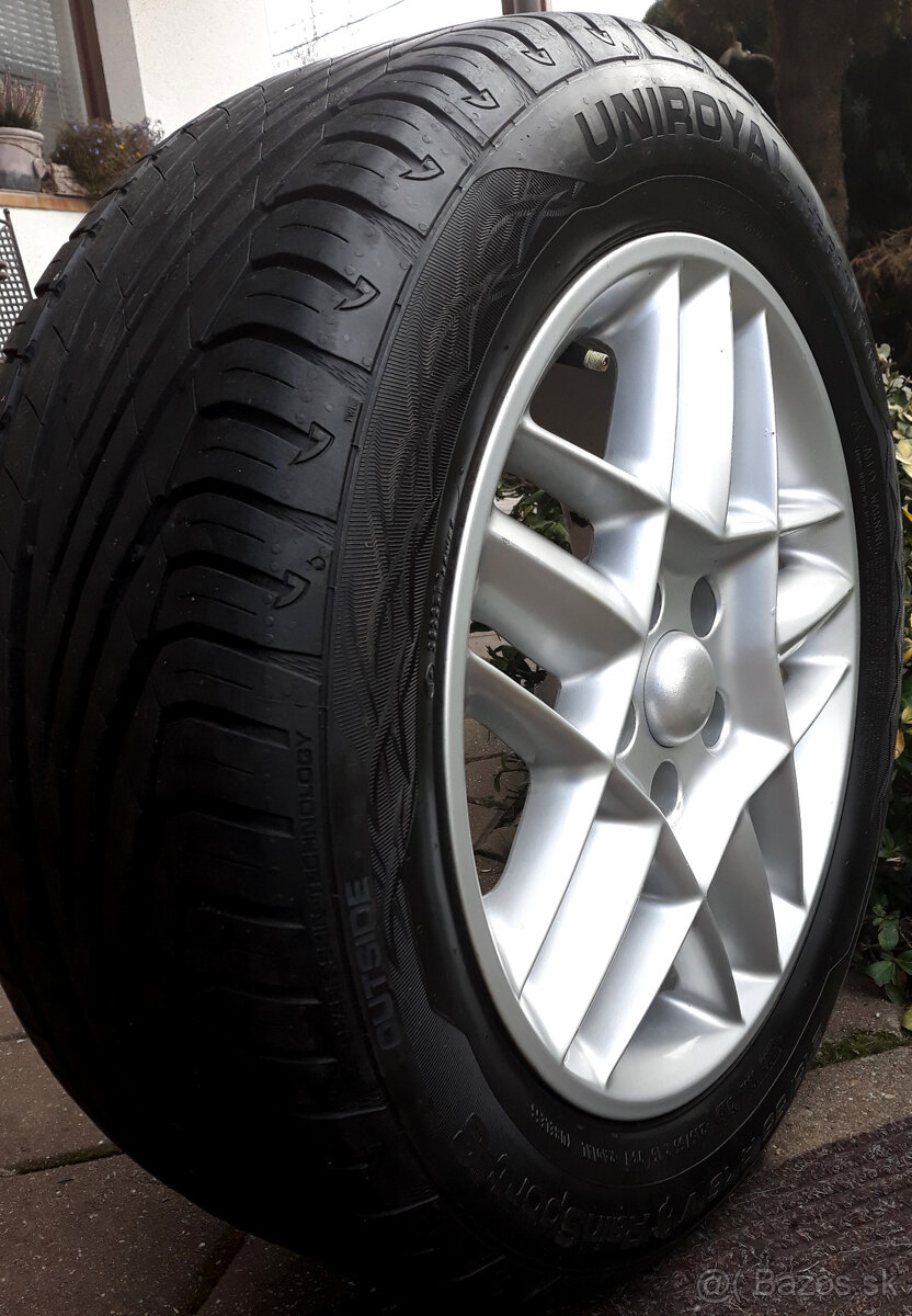 alu R16 5x108, pneu 215/55, orig. Renault Espace III. TOP - 4