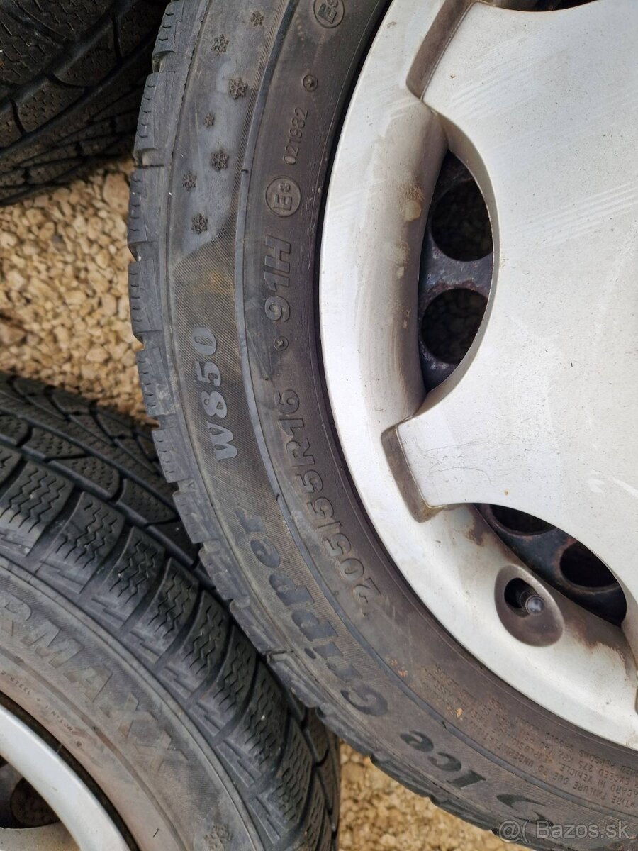 5x112 r16, plechové disky - 4