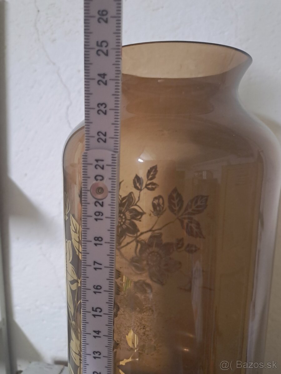 Retro sklenená váza - 4