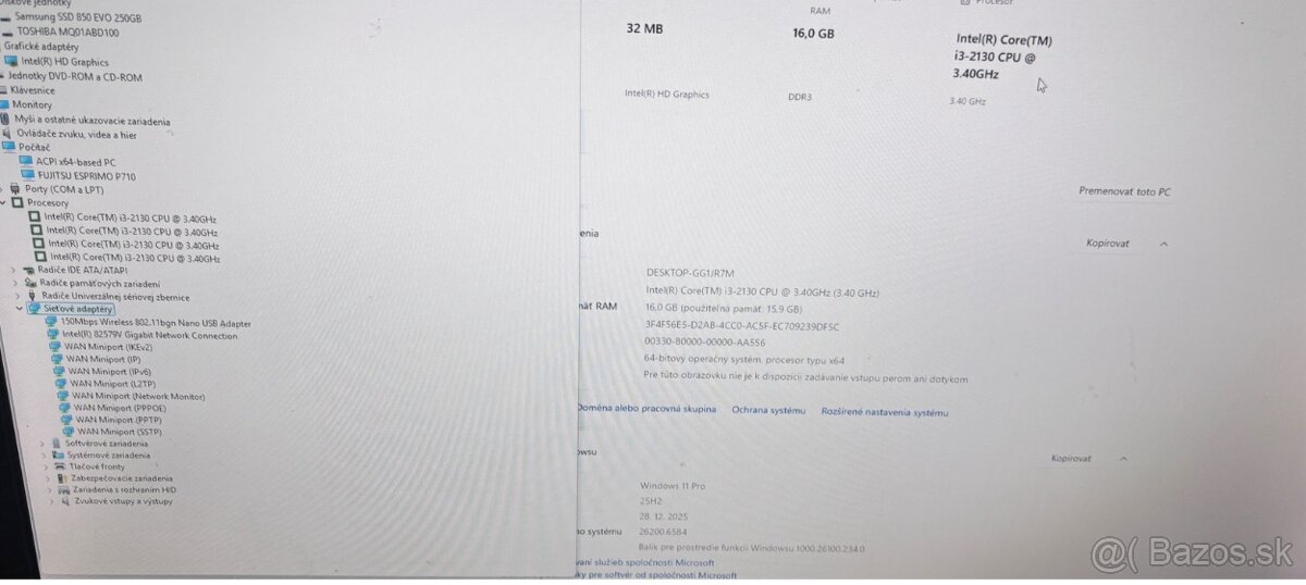 PREDÁM PC FUJITSU PO GENERÁLNOM UPGRADE - 4