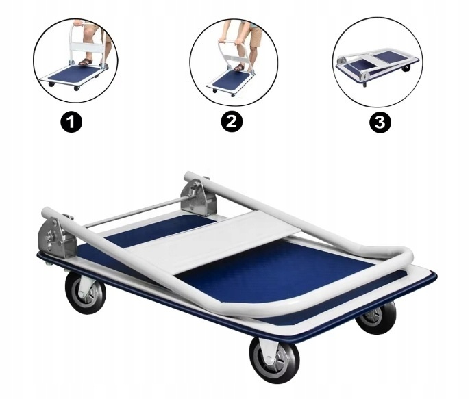 Predám nový(nerozbalený)skladací vozik do 150kg. - 4