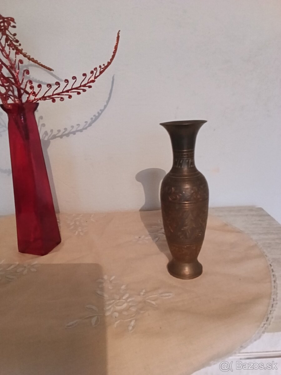 Červená a medená vaza - 4